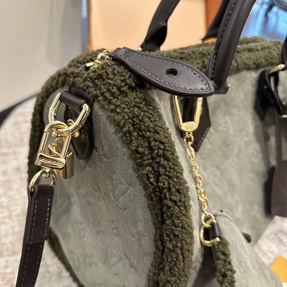 View 6 of Louis Vuitton Speedy P9 Bandoulière 30 Khaki 30Cm M27014