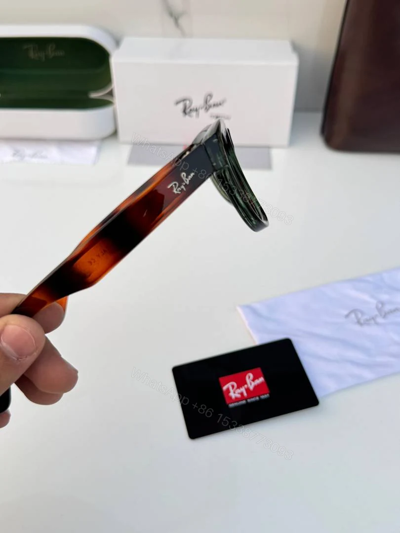 View 5 of First Copy Ray Ban RB0502 Olive Tiger Brown Sunglasses Online India