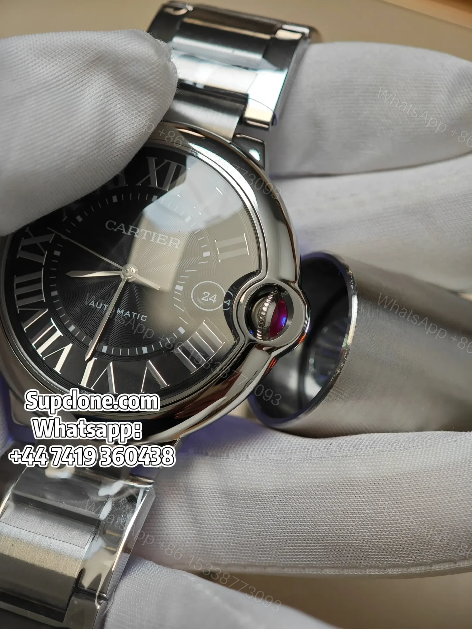 View 8 of Cartier Ballon Bleu WSBB0060 42mm Super Clone Grey Dial