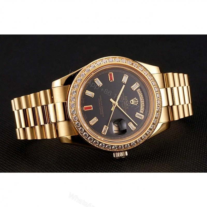 View 4 of Superclone Rolex Day-Date Black Dial 1454101 36 mm