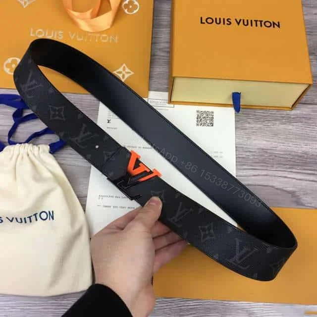 View 10 of LOUIS VUITTON INITIALES 40MM REVERSIBLE MONOGRAM CANVAS BELT – B96