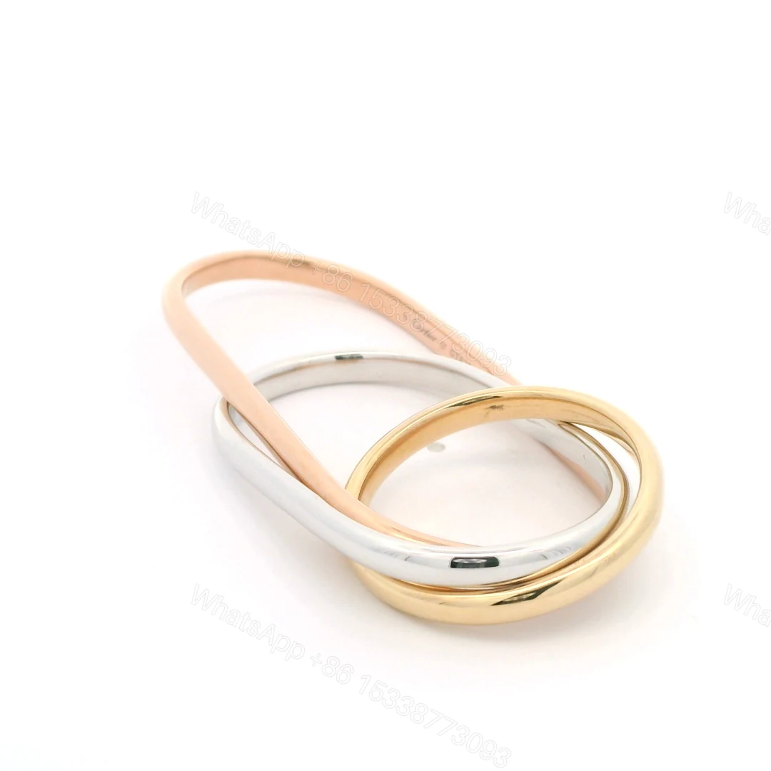 View 7 of 18K Gold New Cartier x Chitose Abe Trinity Three-Finger Ring