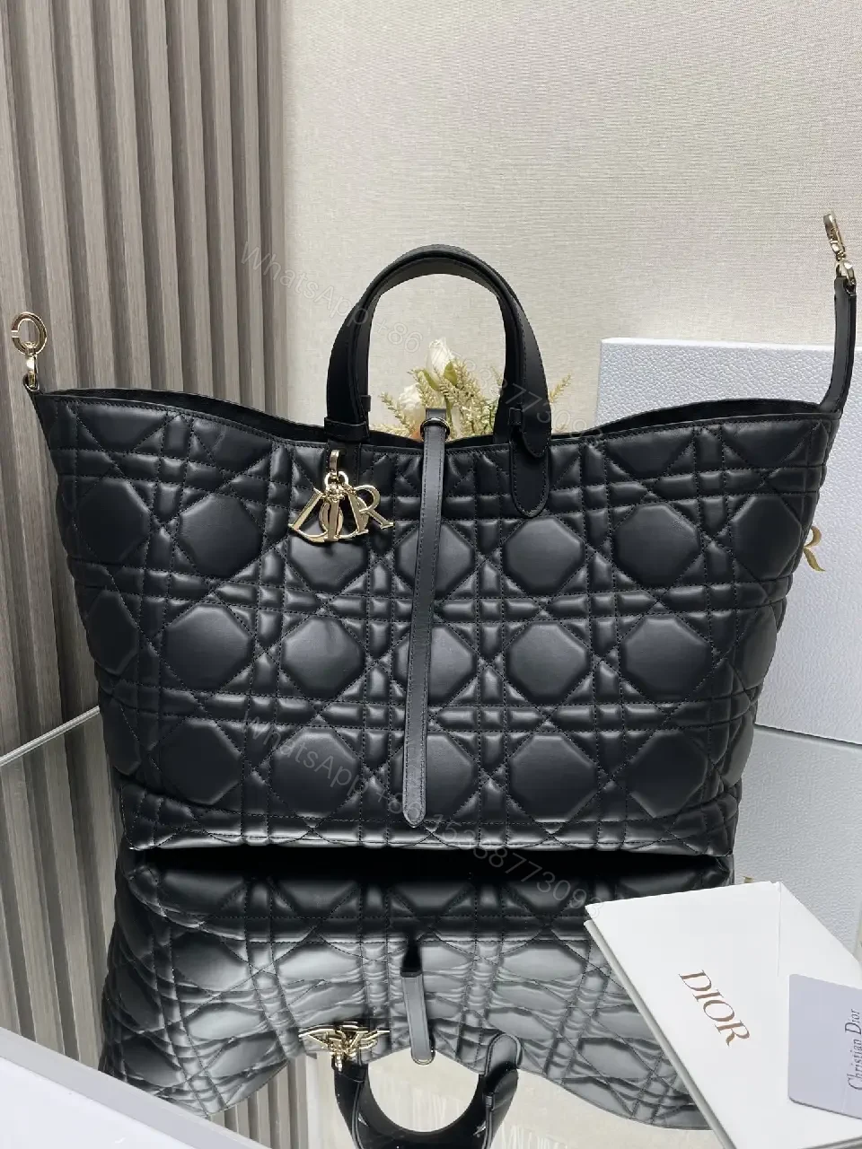 View 8 of Quilted Leather Carryall: Sophisticated Everyday Luxury Bag