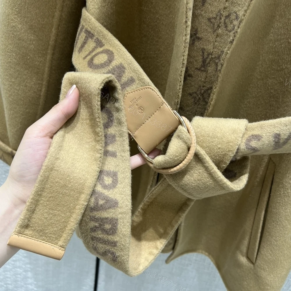 View 6 of Louis Vuitton Signature Short Double Face Wrap Coat 1AA8T0