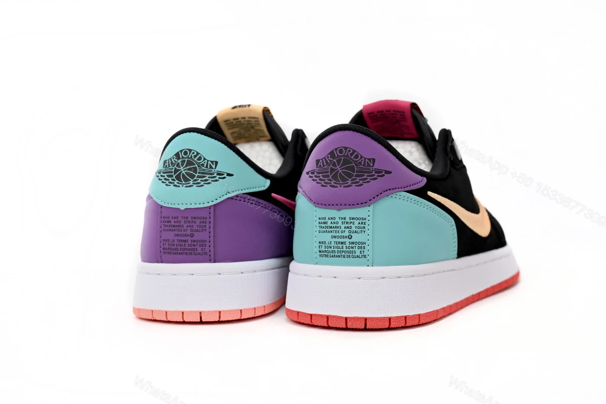 View 2 of Air Jordan 1 Low Candy Mandarin Duck AV3918-188