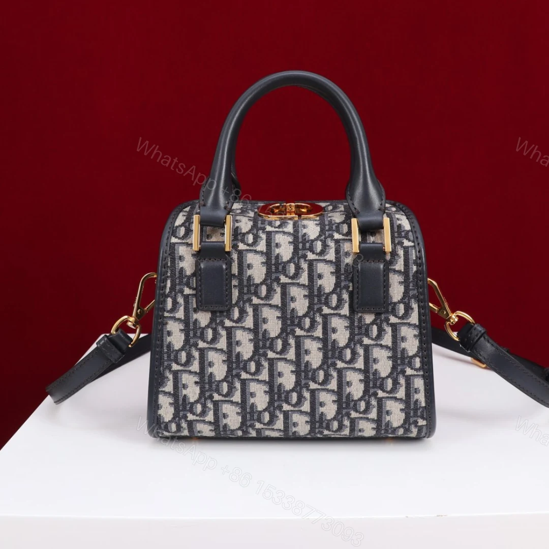 Dior 30 Montaigne Women’s Handbag Oblique Fabric 18.5x16x10cm — view 1