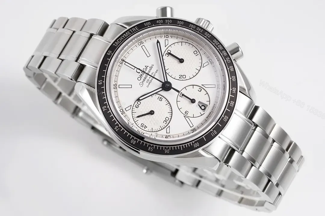 View 2 of Omega Speedmaster Professional 326.32.40.50.06.001 Chronograph Watch Silver Stainless Steel with White Dial