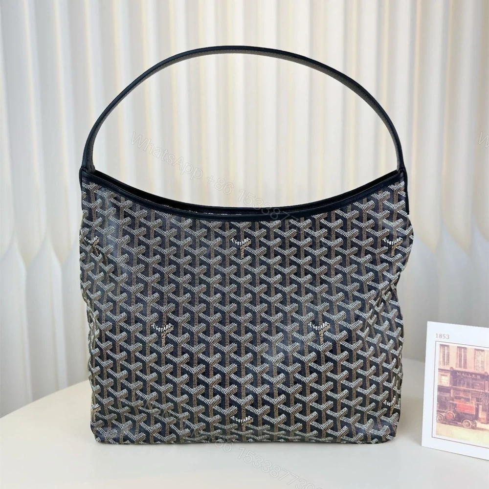 View 4 of 高仿Goyard*Hobo系列BOHEMER單肩子母手袋黑色免檢版