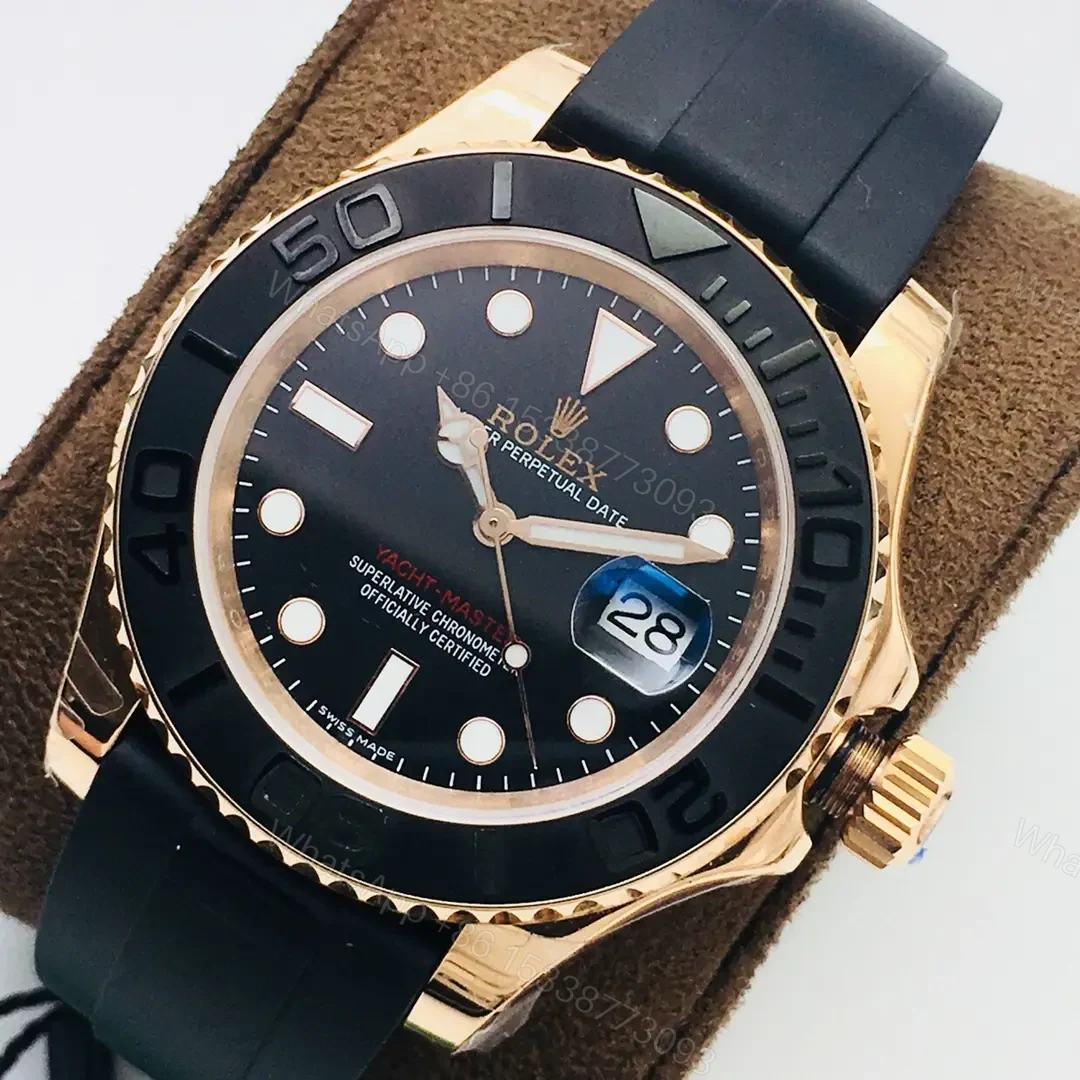 View 3 of Rolex Yacht-Master 40 Black Ceramic Bezel 126655-0002