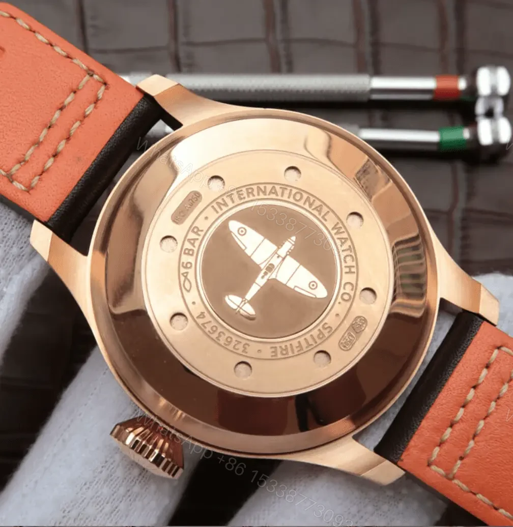 View 2 of IWC Big Pilot Replica Watch IW500901 GM Replica Black Dial