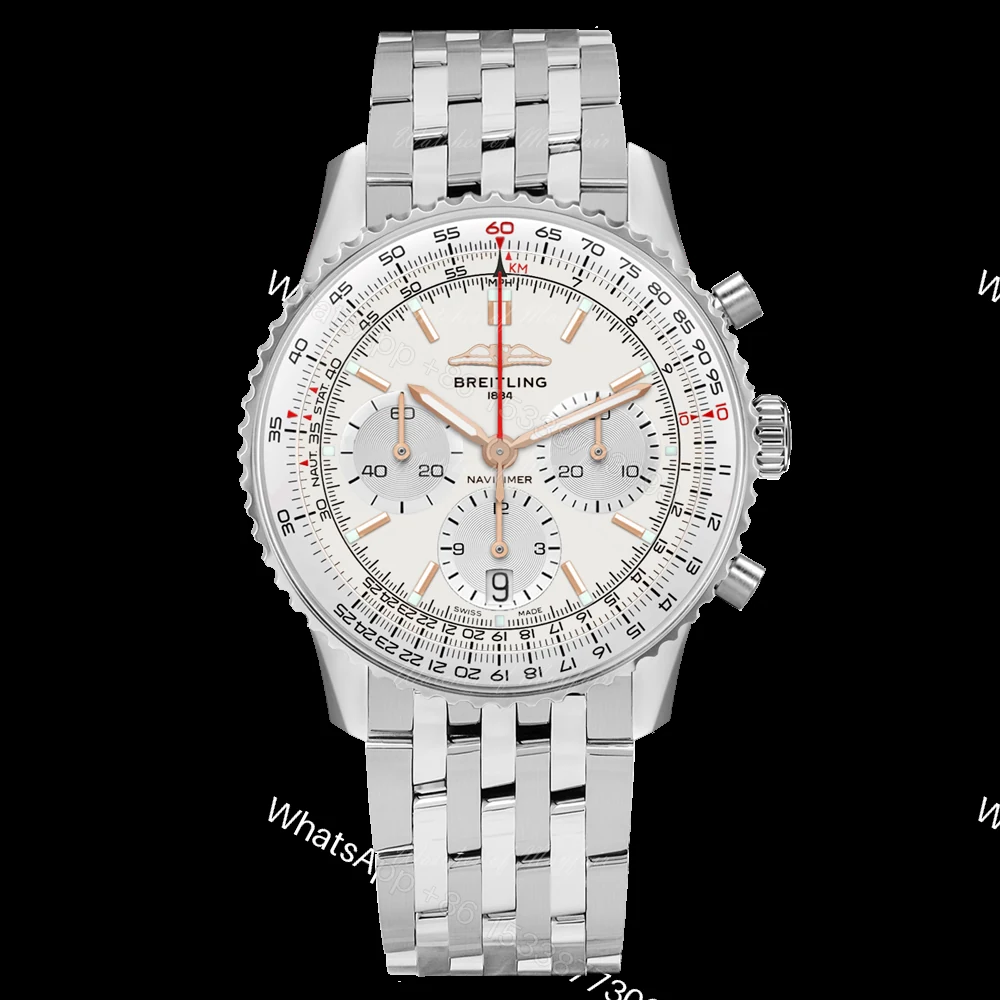Breitling Navitimer B01 Chronograph 41 Steel AB0139211G1A1 — view 1