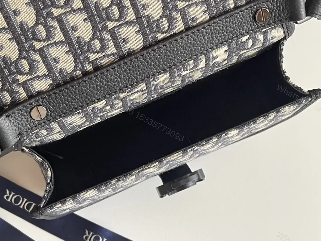 View 6 of Monogram Saddle Bag: Dior Canvas Crossbody Chic