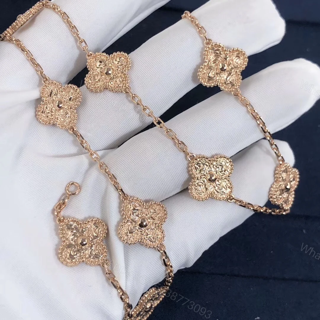 View 5 of Van Cleef & Arpels Vintage Alhambra necklace