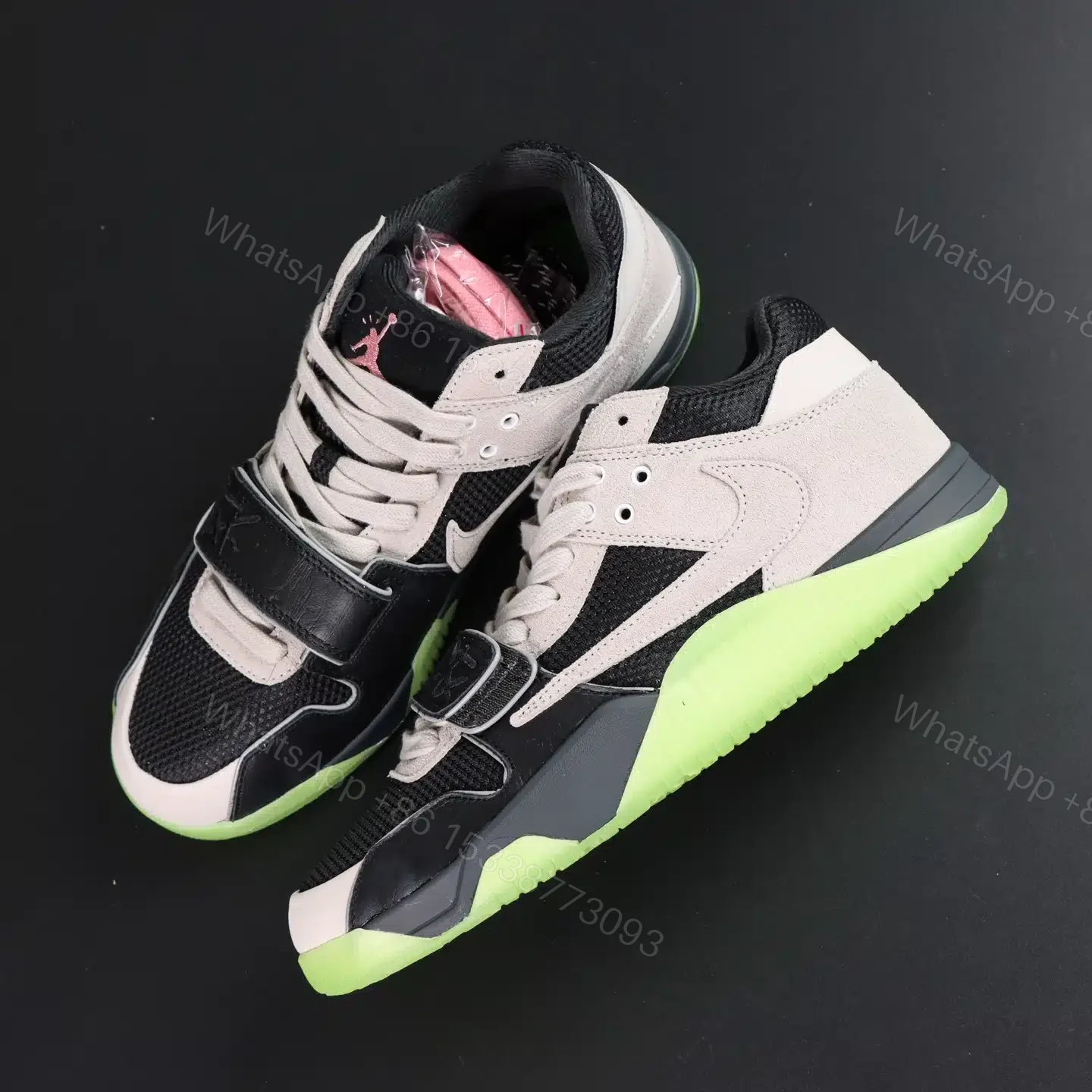 View 7 of Travis Scott x Jordan Jumpman Jack TR Bright Cactus Reps