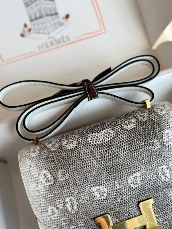 View 4 of HN 19 Omber Genuine Lizard Leather Palladium Hardware
