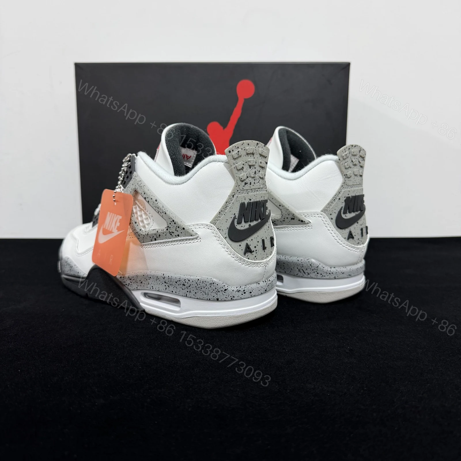 View 5 of Air Jordan 4 Retro White Cement 2025 Reps