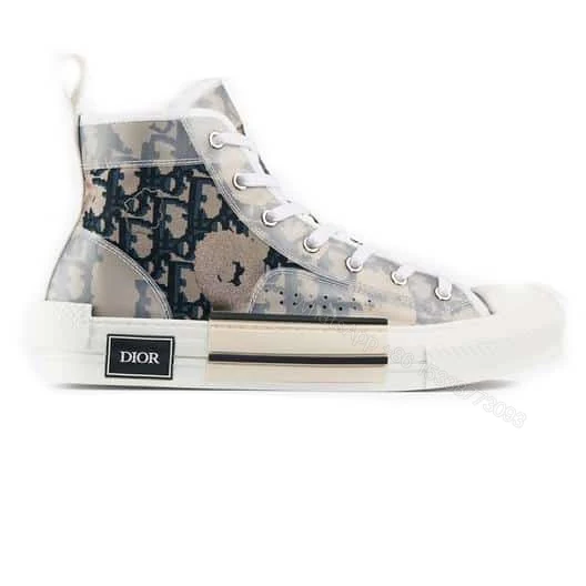 DIOR “B23” HIGH-TOP SAFARI DIOR OBLIQUE SNEAKER – CD16 — view 1