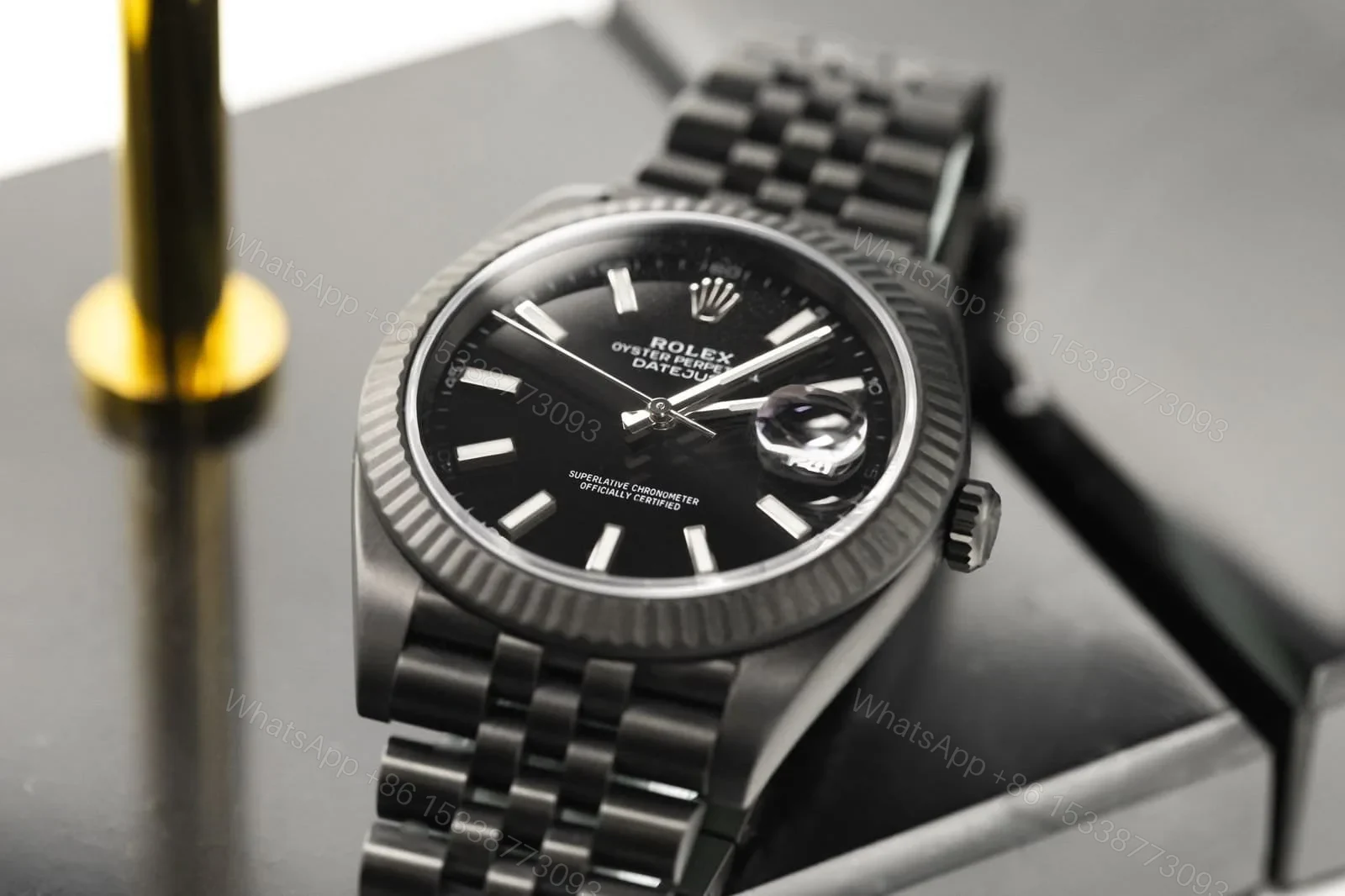 View 2 of Rolex Date-Just Black