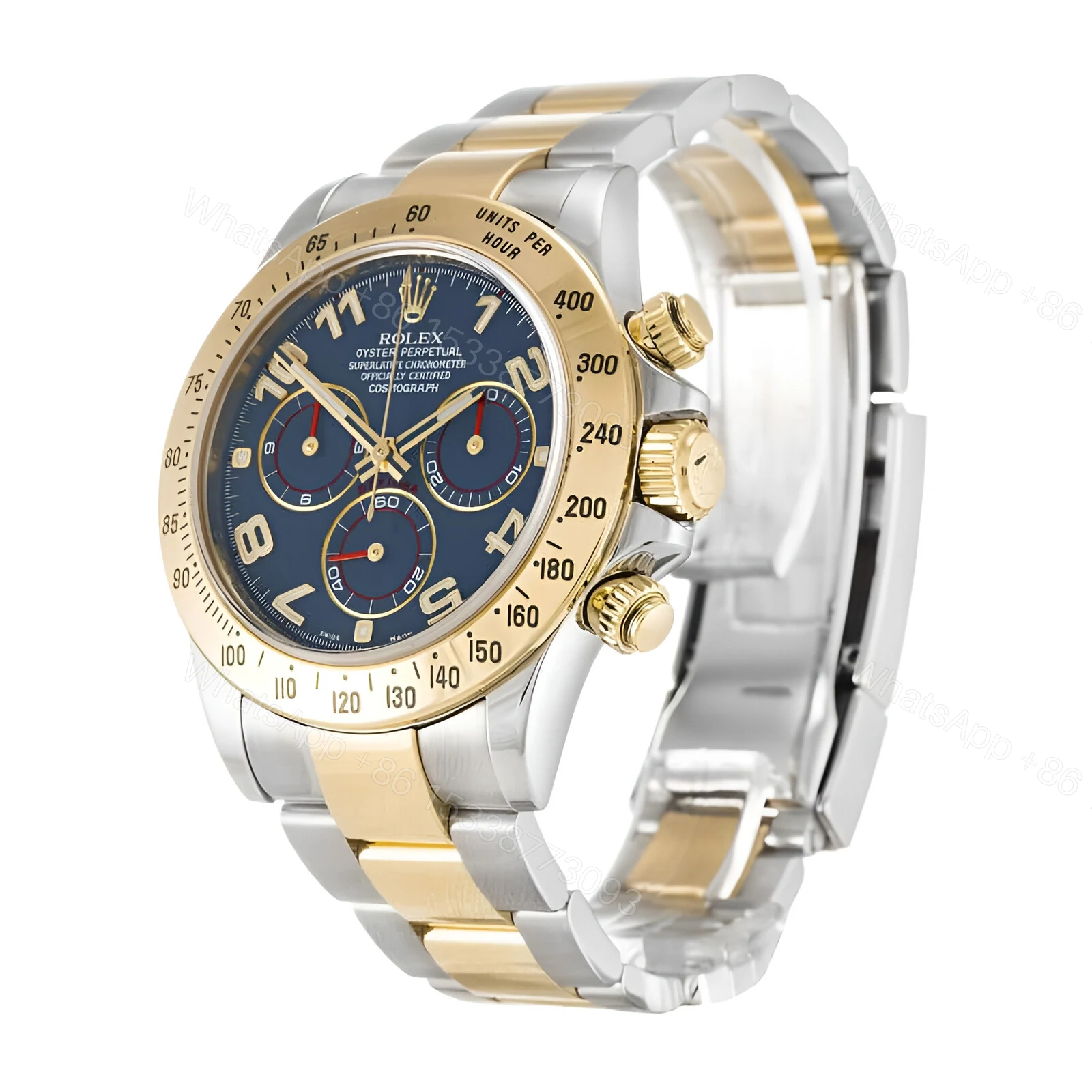 View 2 of Rolex Daytona Yellow Gold Replica