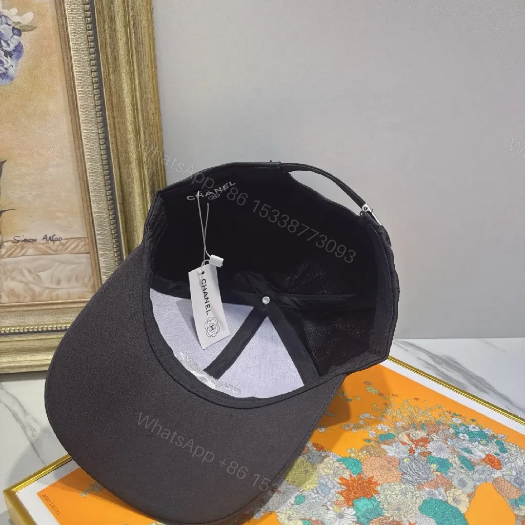 View 3 of Jet-Black Cap: Premium Embroidered, Structured Crown, Everyday Luxe