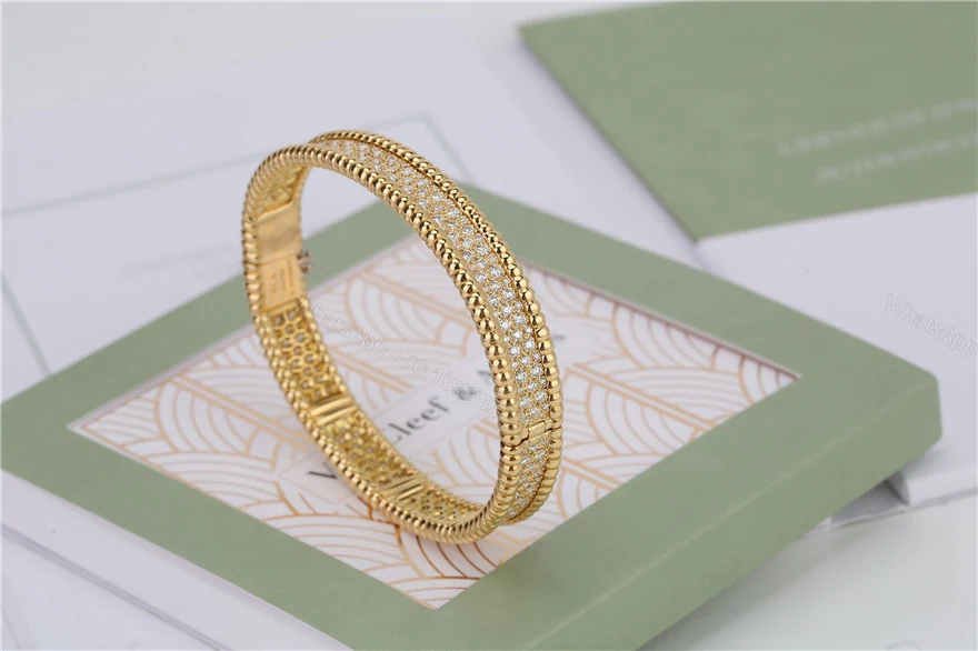 View 3 of Van Cleef & Arpels Perlée diamonds bracelet, 3 rows