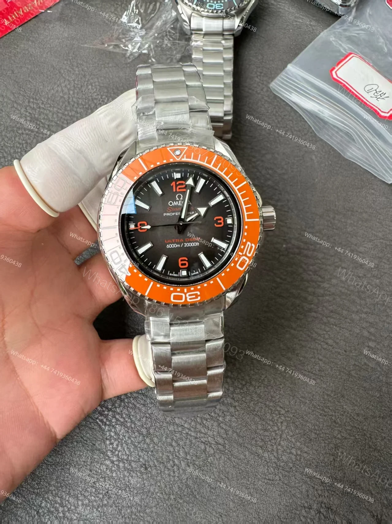 View 9 of Omega Super Clone Seamaster Ocean Planet 6000M 45.5 MM 215.30.46.21.06.001