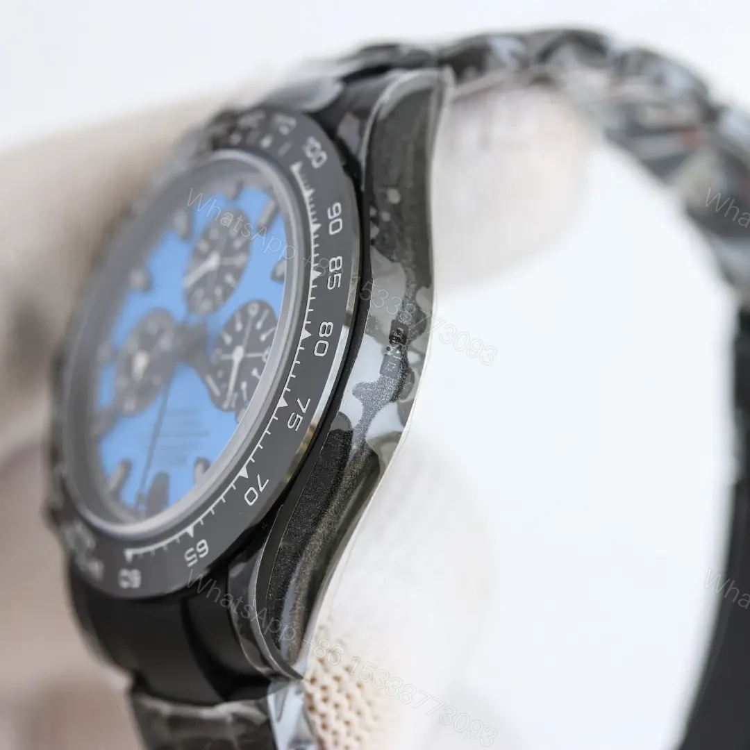 View 6 of Rolex Daytona Blue Dial 40mm Black Oyster Bracelet Stunning Edition ROLEX-DAYTONA-BLU-BLK-40