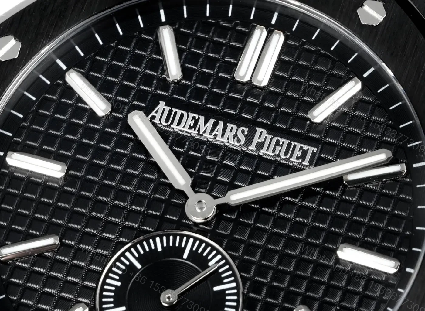 View 9 of KZ Factory Audemars Piguet Royal Oak 26591IP Series Men’s Watch – Silver Stainless Steel with Gradient Grey Dial