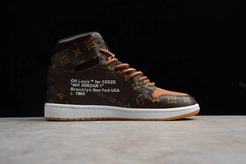 View 4 of NIKE AIR JORDAN 1 HIGH X OFF WHITE NRG COFFEE BROWN – NK002
