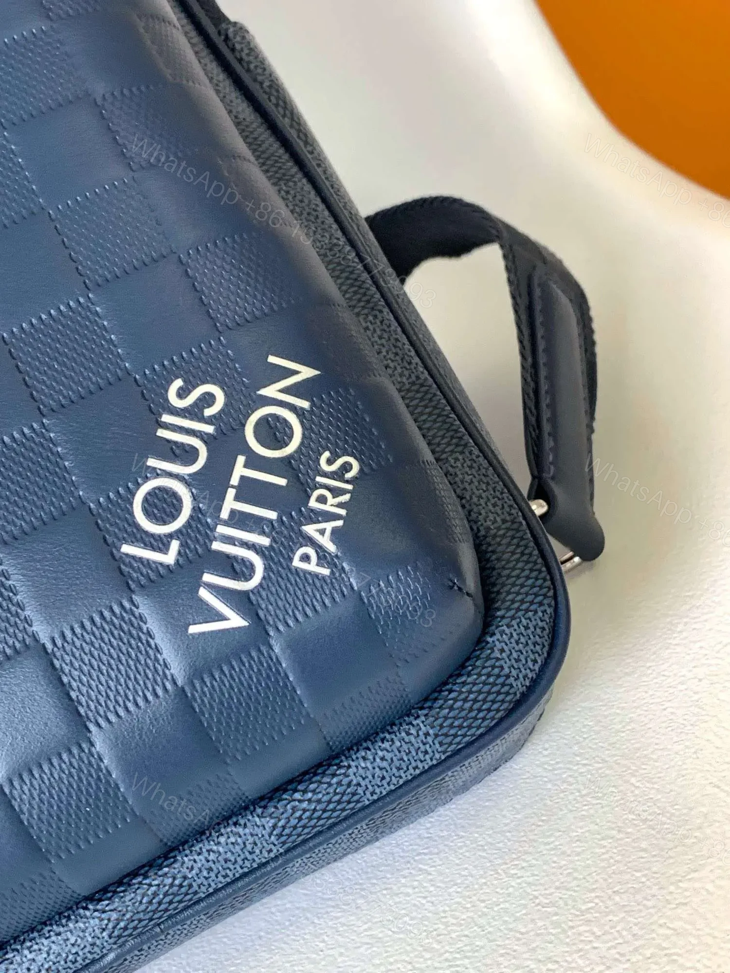 View 5 of Louis Vuitton LV Avenue Men’s Handbag Replica Checkerboard Pattern 20x31x7cm