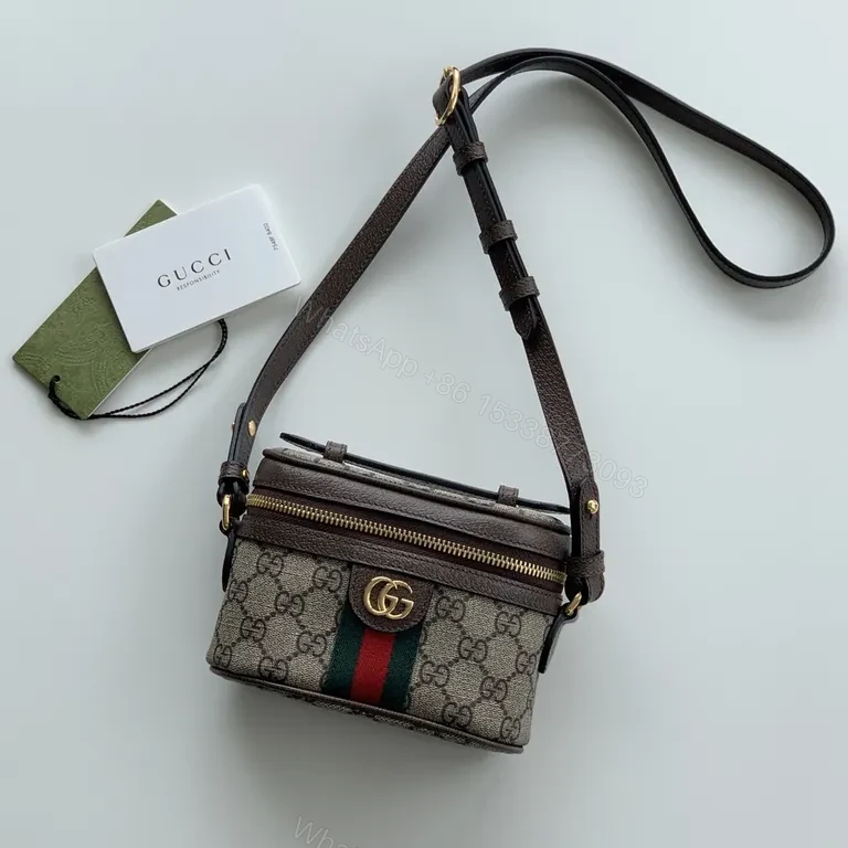 View 6 of Green-Gold GG Mini Crossbody: Compact Luxury Bag