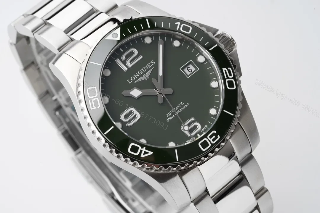 View 4 of Longines Conquest Green Dial Automatic Stainless Steel Watch