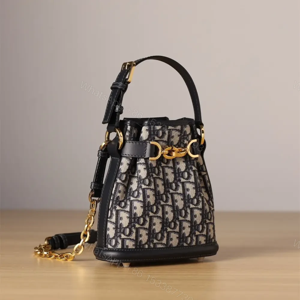 View 4 of 高仿Dior*Cest系列Oblique印花水桶包免檢版XS