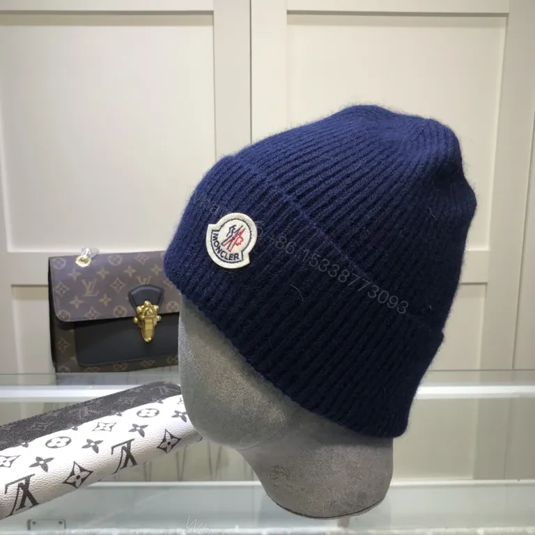 View 2 of Beige Moncler Knit Beanie: Subtle Warmth, Refined Silhouette