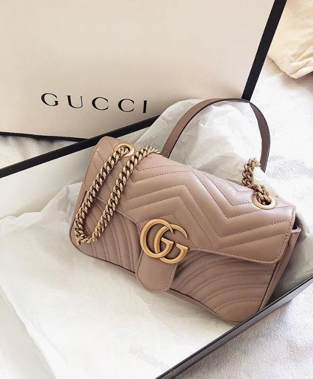 Gucci Marmont Bag Apricot First Copy | Premium AAA+ Replica — view 1
