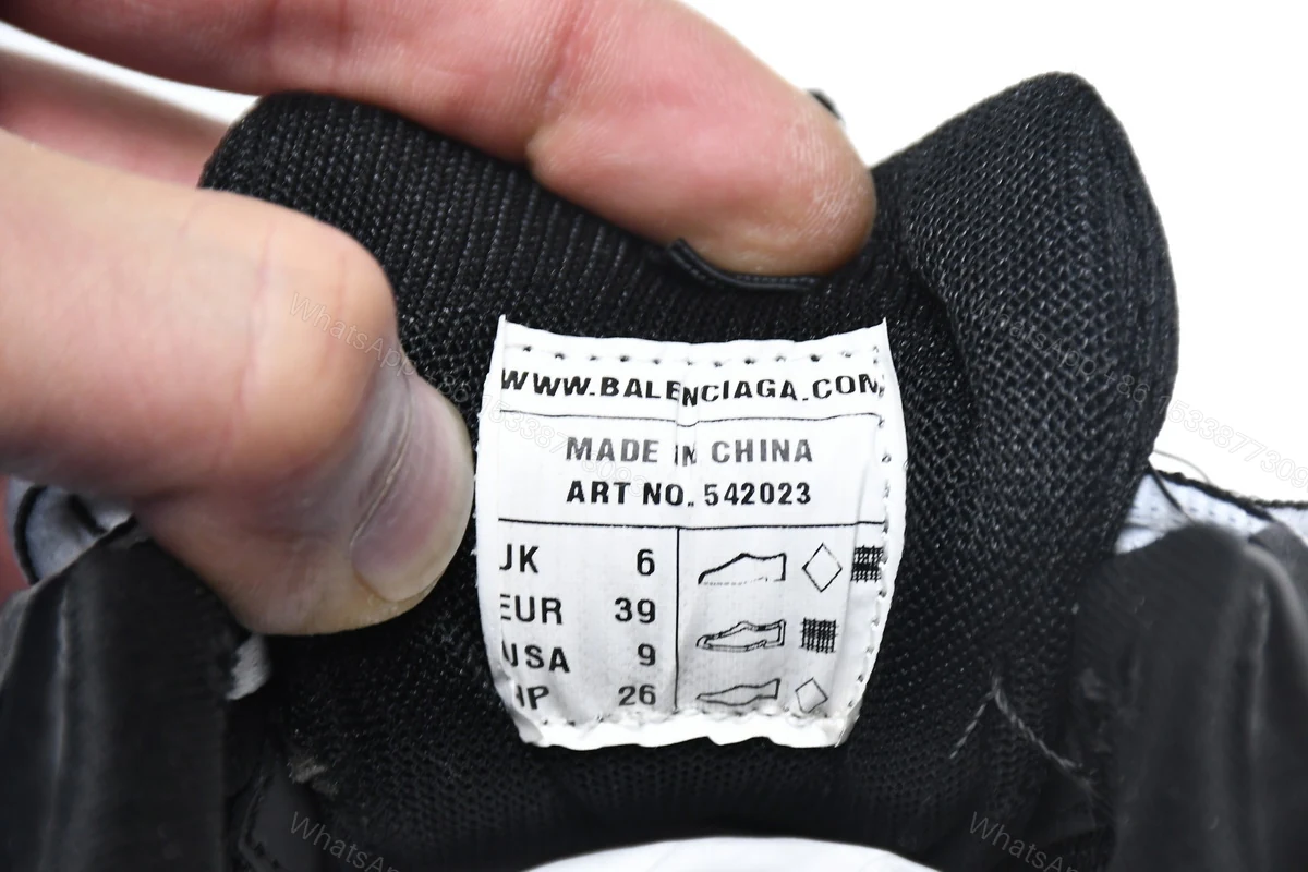 View 9 of Balenciaga Track Black White 542023 W1HB 1912