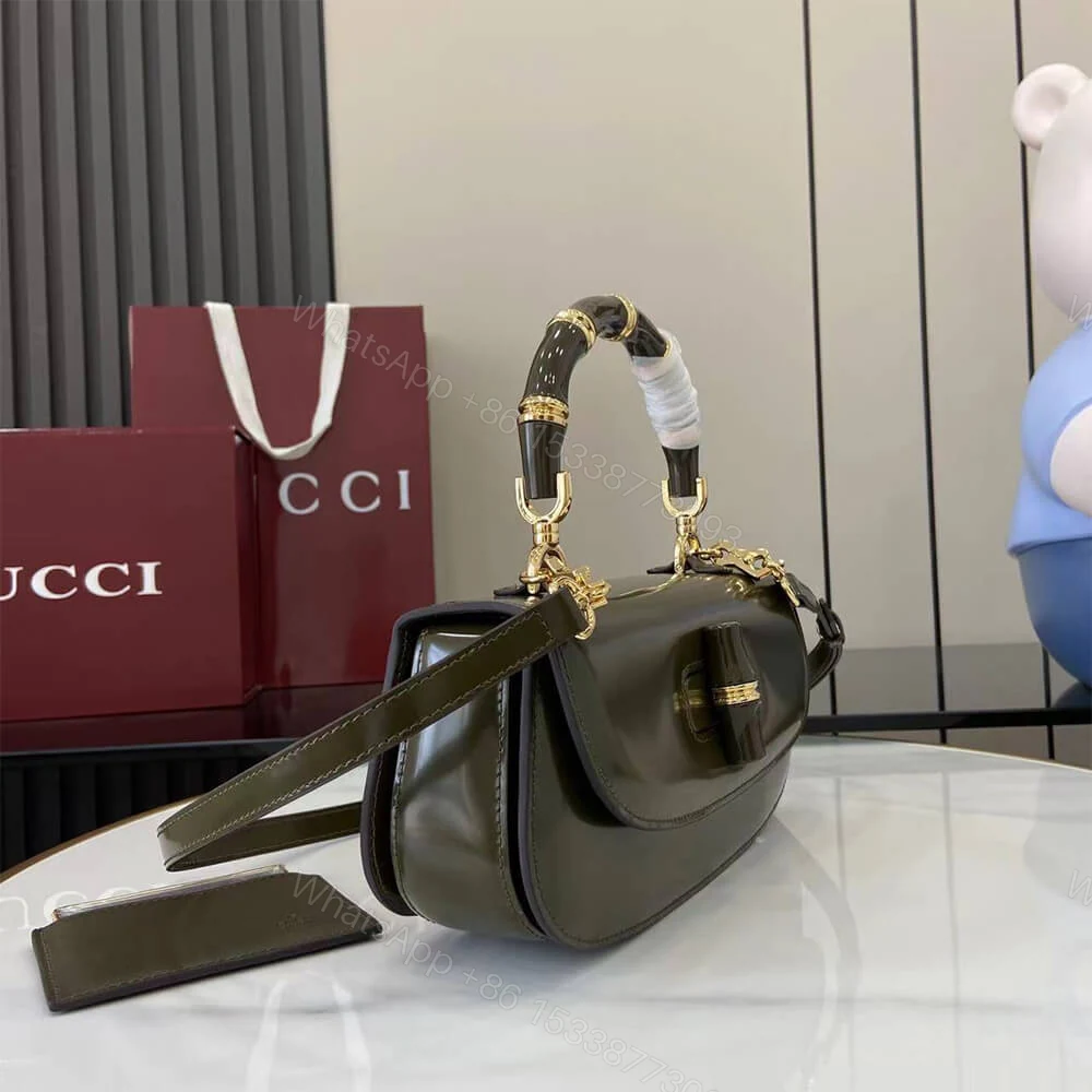View 3 of Gucci Bamboo Diva medium bag