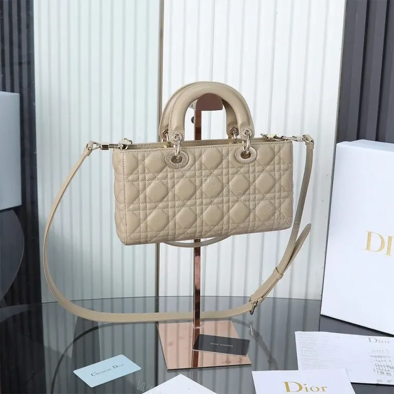 View 2 of Dior Medium Beige Lady D-Joy Bag