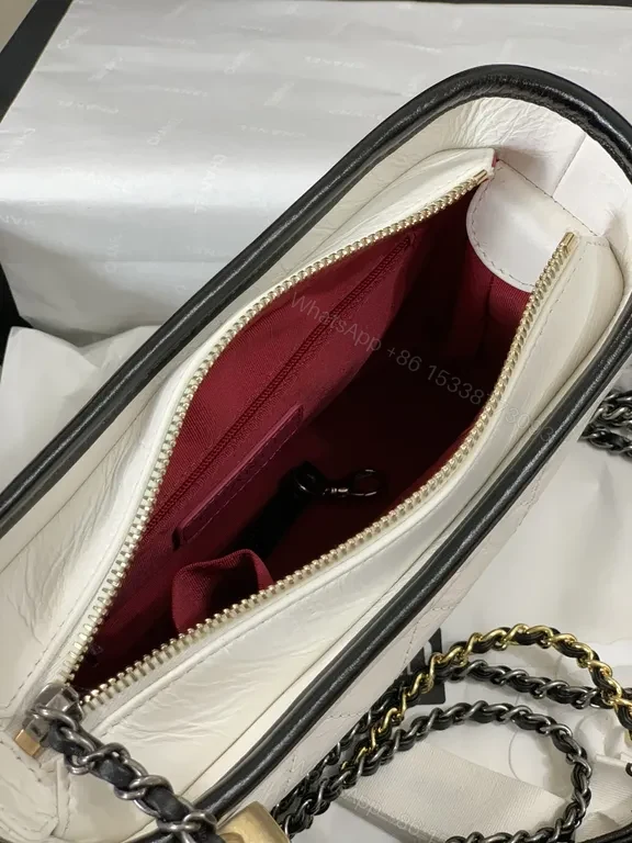 View 5 of Chanel-Inspired Quilted Two-Tone Shoulder Bag: Everyday Luxury
