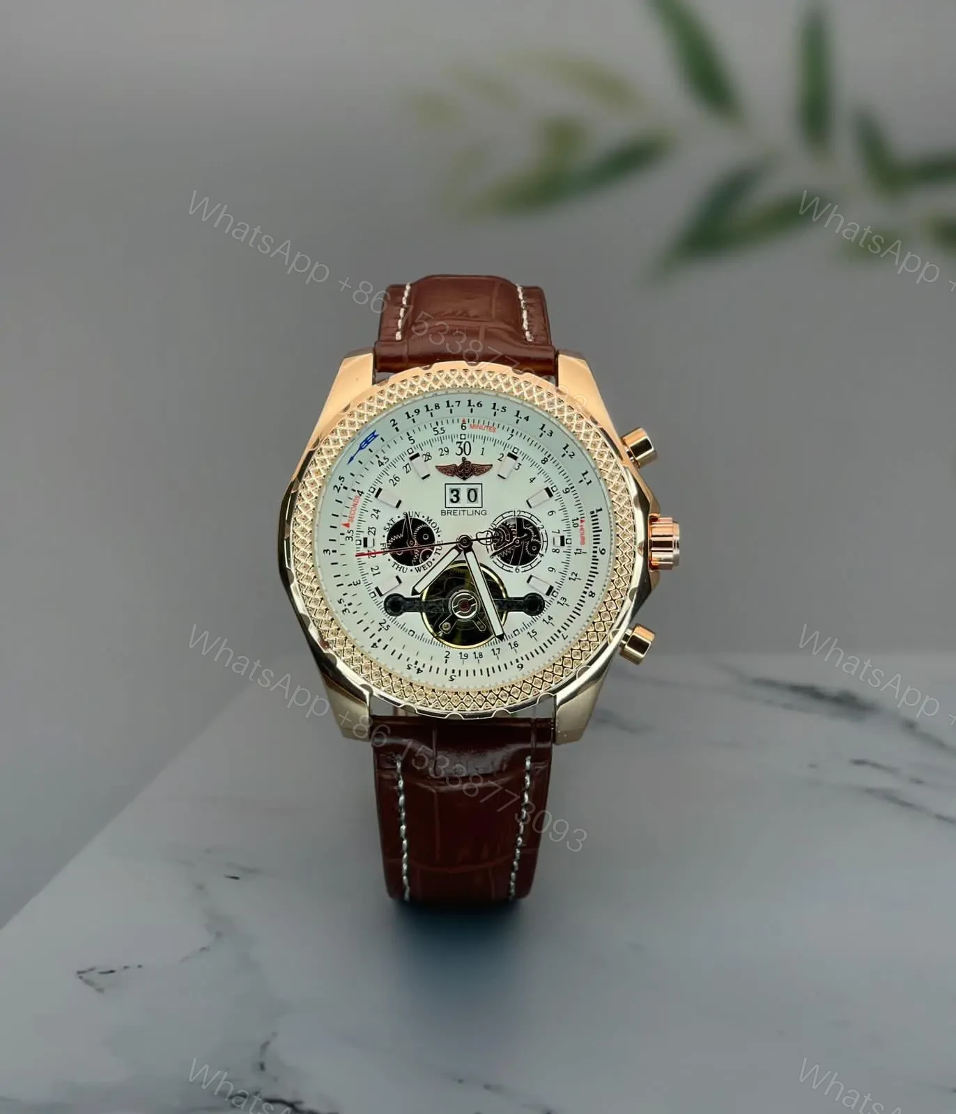 Brand-Breitling Model-Bt Quality-7a Gender-Men’s Band-Brown — view 1