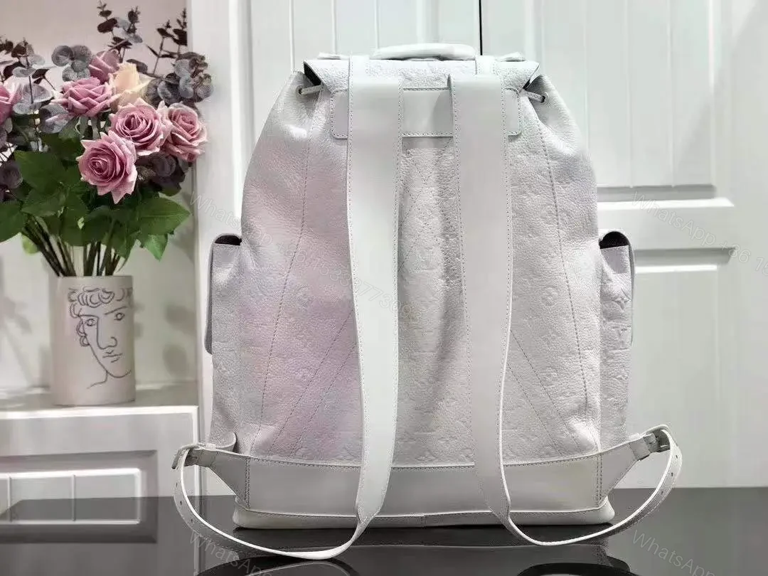 View 6 of Louis Vuitton Christopher Monogram Empreinte White