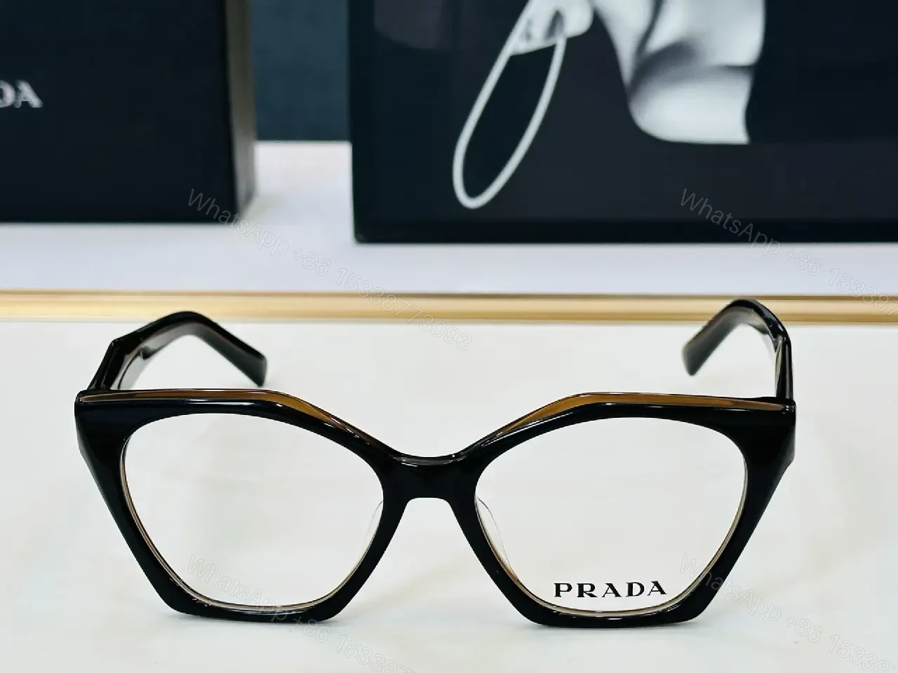View 8 of Oversized Black Acetate Eyewear: Bold, Comfortable, Designer-Inspired