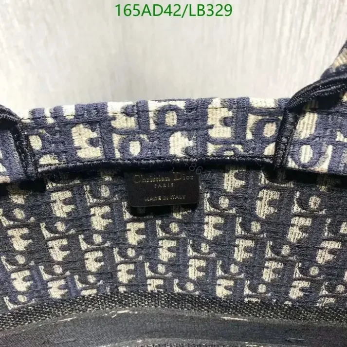 View 8 of Large Replica Dior Book Tote Handbag in Embroidered Canvas HKL478