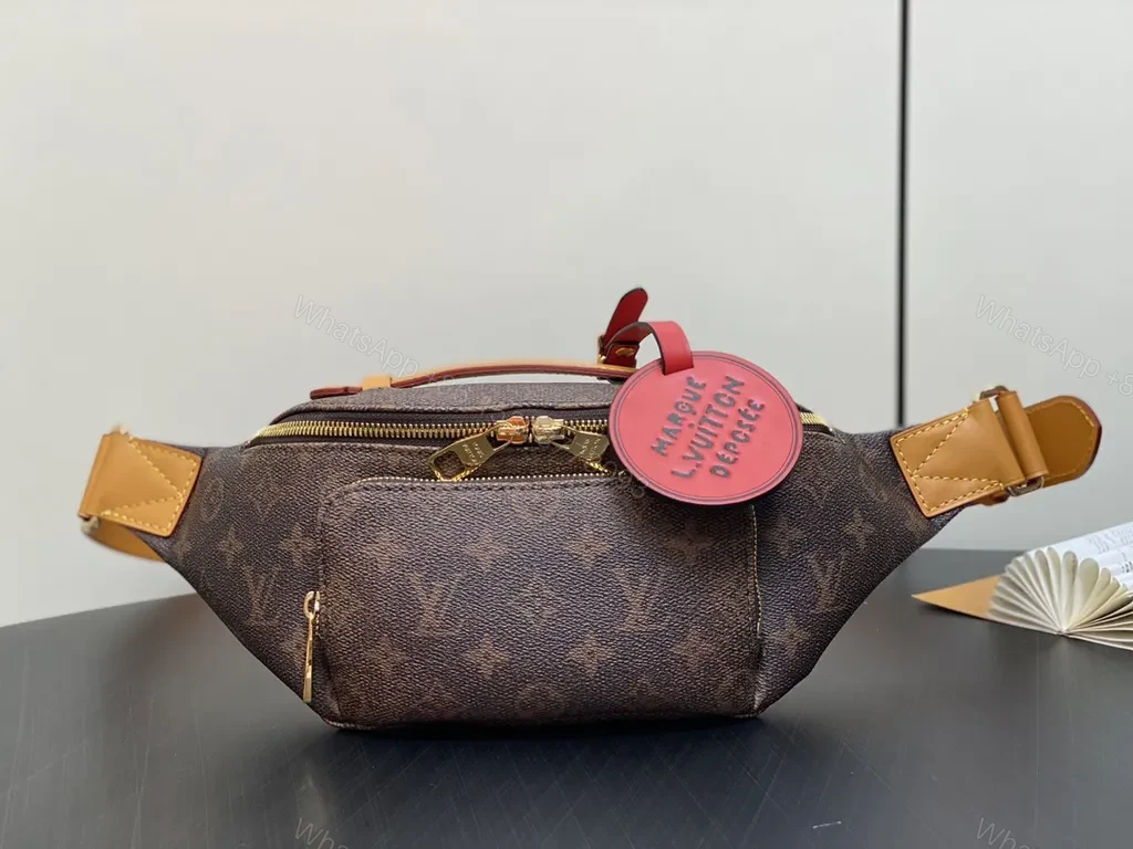 Compact LV-Inspired Monogram Fanny Pack - Luxury, Hands-Free — view 1