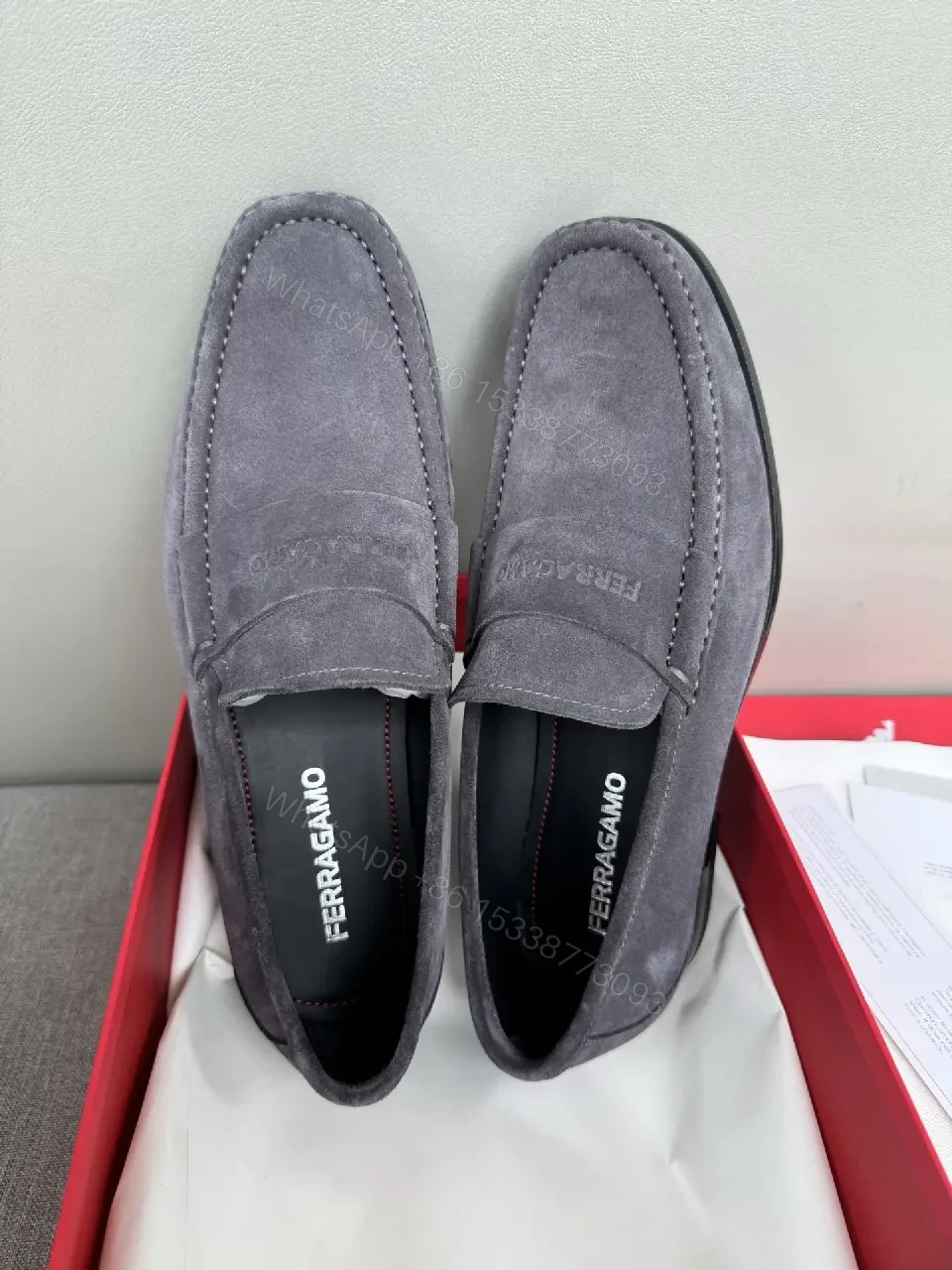 View 7 of Weathered Leather Slip-On Loafers — Refined Everyday Luxury