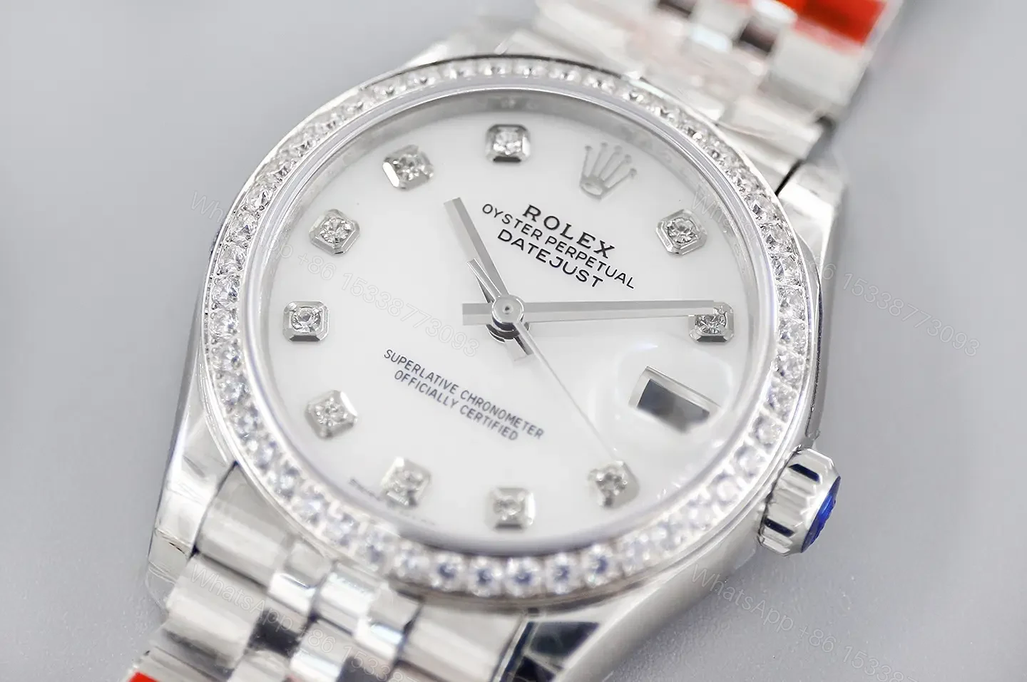 View 3 of Rolex Datejust 31 278384RBR Diamond MOP Dial Jubilee Bracelet Watch 278384RBR-0008