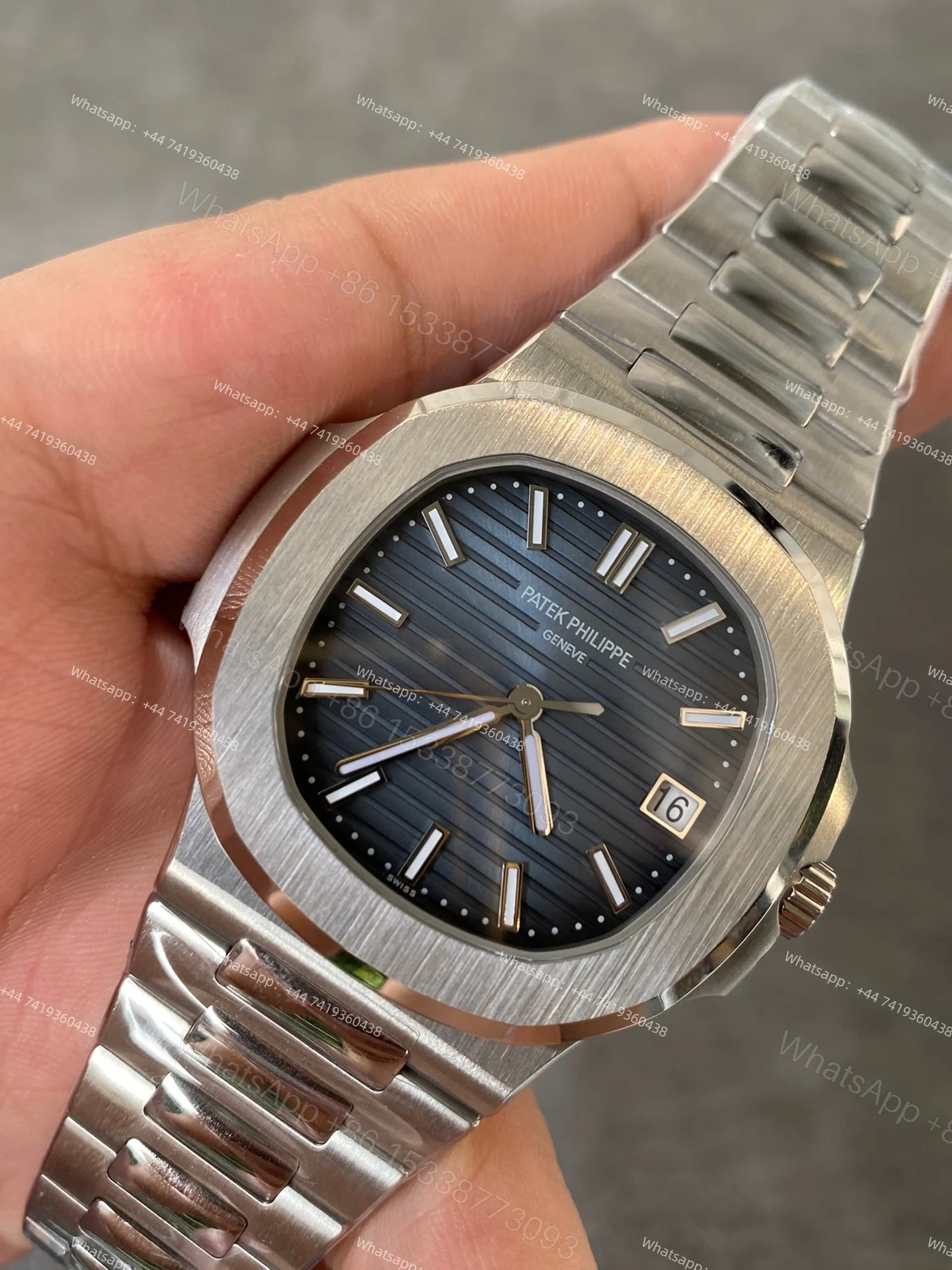 View 5 of Patek Philippe Super Clone Nautilus 5811/1G-001 — Blue Dial 41MM