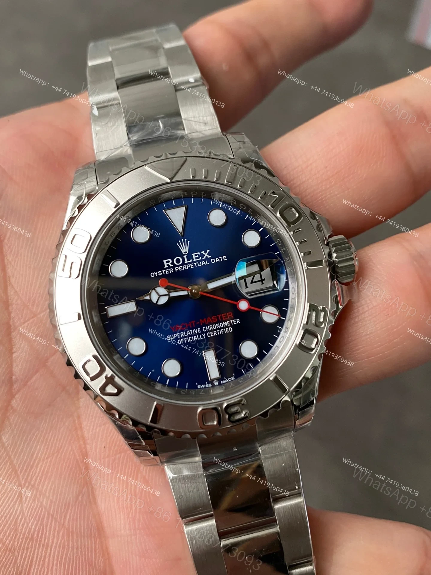 View 4 of Rolex Yacht-Master M126622-0002 1:1 Replica Blue Dial 40MM 3235 Movement Super Clone Watch