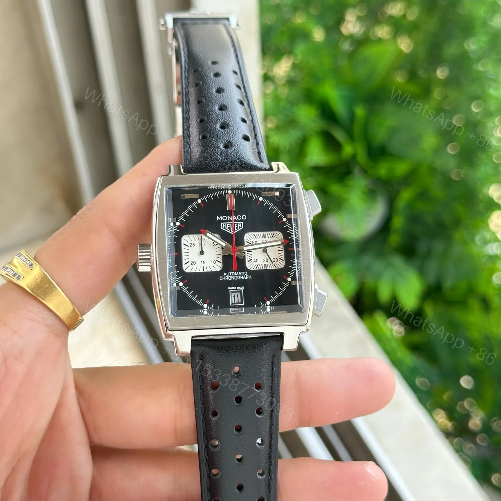 View 4 of TAG Heuer Monaco Chronograph Watch for Men