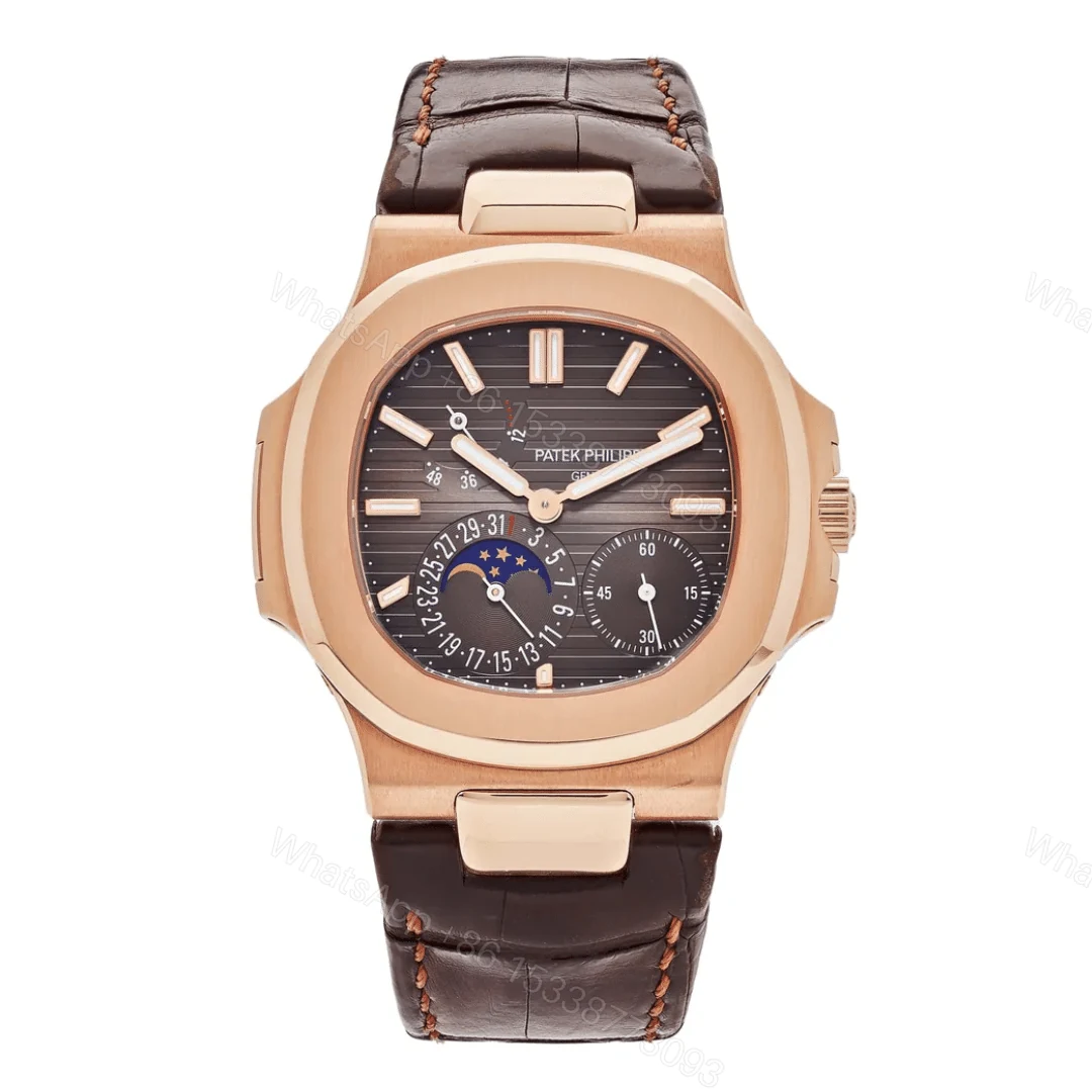 Patek Philippe 5712 Moon Phase Rose Gold Replica — view 1